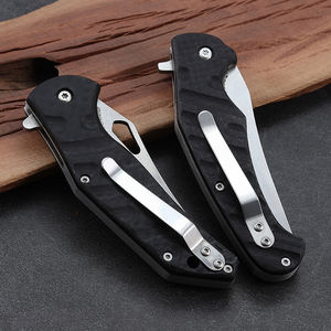 سكين هونغروي 2026 عالي الجودة من الفولاذ 7Cr17، سكين قابل للطي للاستخدام الخارجي، سكين للبقاء على قيد الحياة، سكين جيب قابل للطي للتخييم مع مقبض G10 - Product Image 2