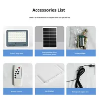 Bleu IP67 Projecteur Solaire LED Extérieur Jardin Lumière En Aluminium Télécommande Solaire Projecteur De Noël Solaire Projecteur