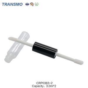 Envase para Bálsamo Labial, Tubo de Rímel de Doble Punta con Cepillo, Tubos Transparentes para Brillo Labial con Logotipo Personalizado, Tubos Únicos para Brillo Labial - Product Image 4
