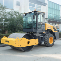 Citerne vibrante à tambour unique de 6, 7 et 10 tonnes, compresseur routier diesel avec garantie, directement de l'usine