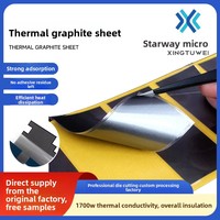 Plaquettes de refroidissement en graphite pour CPU, carte mère et téléphone, modèle XTW1700, fabriqué en Chine