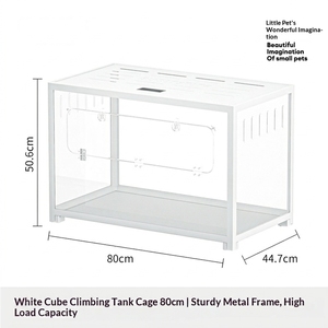 Classic Extra Large Villa Metal Transparent Anti Bite Customizable OEM Breeding Box Hamster Cage - Product Image 3