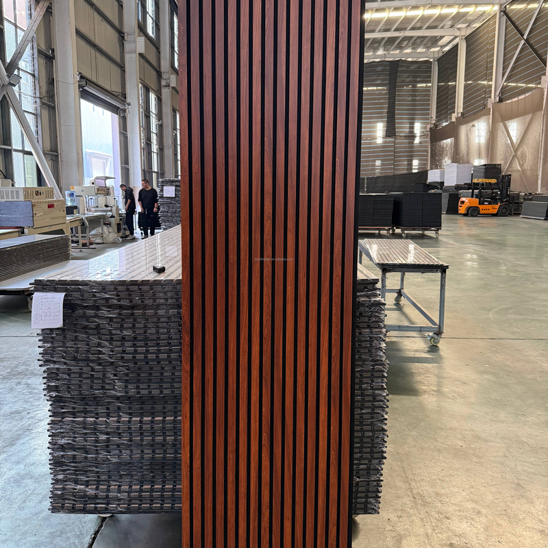 3D Acoustic Wood Sound Panel Wall