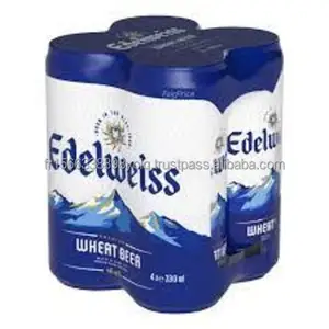 Edelweiss Schneefrisch Weissbier Weizenbier Dose 330 ml (Packung mit 4)