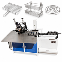Machine de cintrage CNC automatique pour paniers carrés en treillis métallique, pour le redressement de fil d'acier 3-8mm, machine de cintrage et de soudage bout à bout 2D, motorisée