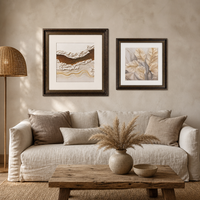 Tableau mural imprimé sur toile, motif plume botanique neutre, impression de luxe avec cadre PS, décoration pour hôtel, boutique, chambre