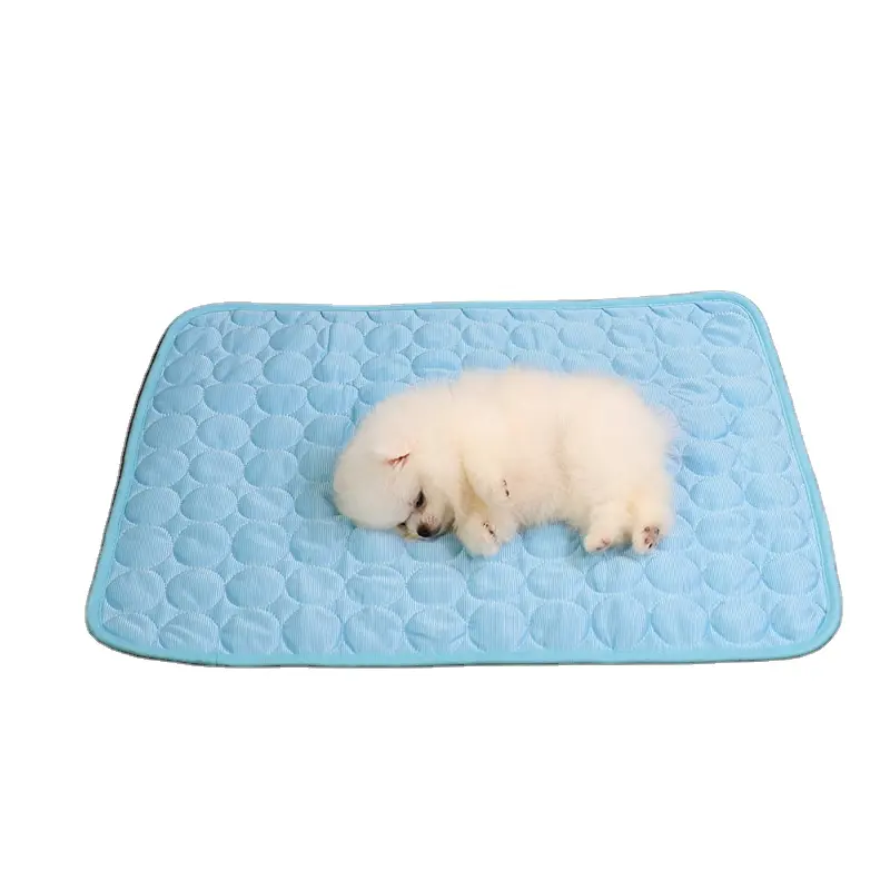 Dog Cooling Mat Grande Cooling Pad Verão Pet Bed para Cães Gatos Kennel Pad Respirável Auto Cooling Blanket Dog Crate Sleep Mat