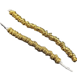 Cuentas de Plata de Ley S925 Qunlvsheng en Forma de Espiral para Hacer Pulseras, Cuentas Espaciadoras Plateadas de Forma Irregular - Product Image 5