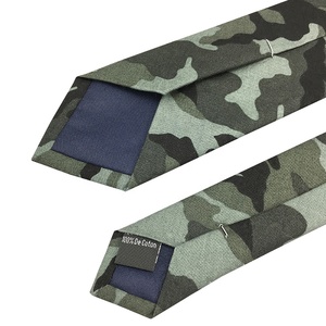 <span class=keywords><strong>Cravate</strong></span> de qualité chinoise en gros pour hommes Academy Hand Made Slim Skinny Cotton Camo Color Men Black <span class=keywords><strong>Camouflage</strong></span> Tie - Product Image 5