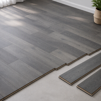 Parquet en bois dur réactif aux produits chimiques, parquet contrecollé en chêne blanc, parquet en chêne européen moderne