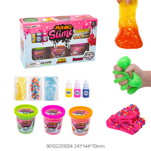 Wholesale Stock Mixing <strong>Slime</strong> Set 3 Different Color Crystal Putty Craft Magic Kids Diy Toys Playdough <strong>Slime</strong> Kit <strong>for</strong> <strong>Activity</strong> - Product Image 2