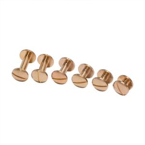 10 pièces petit bouton d'arc en laiton massif vis clou <span class=keywords><strong>Rivet</strong></span> ceinture arrière pour la <span class=keywords><strong>couture</strong></span> <span class=keywords><strong>à</strong></span> la main bricolage accessoires en cuir matériel - Product Image 2