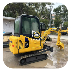 Excavatrice Komatsu PC20 d'occasion, 15,9 kW de puissance, mini-excavatrice sur chenilles de 2 tonnes pour travaux de construction, avec moteur 3D84-1A, modèle 2020, compatible PC18, PC26, PC3. - Product Image 1