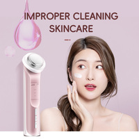 Masseur oculaire rechargeable 3-en-1, appareil facial pour éliminer les cernes et les poches sous les yeux, anti-rides, raffermissement de la peau et lifting du visage