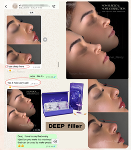 <span class=keywords><strong>Acide</strong></span> <span class=keywords><strong>Hyaluronique</strong></span> OEM Marque Privée 1ml Injectable pour l'Augmentation des Lèvres et le Rajeunissement de la Peau du Visage par Microneedling - Product Image 5