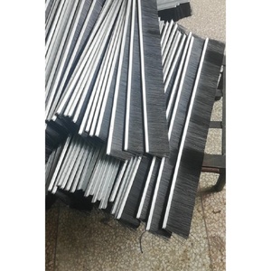 Industriële Aangepaste Aluminium Borstelstrips <span class=keywords><strong>Nylon</strong></span> Borstelstrips Deur Bodem Winddichte Borstel - Product Image 6