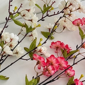 Flores de Cerezo Artificiales, 45 Cabezas con Follaje, para Decoración del Hogar, Arreglos de Boda, Jardinería - Product Image 3