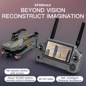 Kf100 Drone RC 5g Wifi 4K chuyên nghiệp Drone với 3 Trục Gimbal ổn định, tránh chướng ngại vật, không chổi than <span class=keywords><strong>Quadcopter</strong></span> - Product Image 4