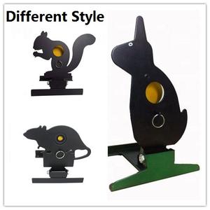 Animali di ratto all'aperto di alta qualità in acciaio metallo Plinking Knockdown Reset tiro bersaglio da campo - Product Image 6