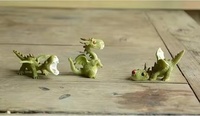 2025 Miniature Fairy Garden Terrarium Mini Dragon jouant avec une statue de coccinelle
