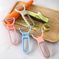 Éplucheur multifonctionnel en acier inoxydable, couteau manuel tranchant, grattoir, outil de cuisine parfait pour les fruits, les légumes, les pommes de terre, les carottes et les concombres