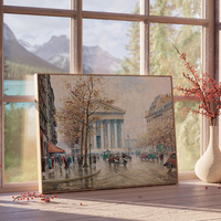 SQ français mur impression ensemble Vintage européen Art Paris mur Art imprime décor Antique paysage urbain parisien Fine Art peintures