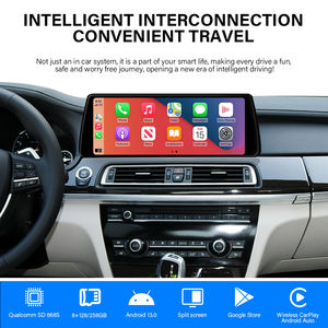 7ชุดหน้าจอรถยนต์แอนดรอยด์12.3นิ้ว Google <span class=keywords><strong>Play</strong></span> Store คุณลักษณะของ Google สำหรับ2009-2013 BMW CIC 7 Series - Product Image 4