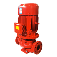 Pompe à incendie industrielle XBD automatique monophasée horizontale/verticale pour système d'extinction par aspersion et conduite d'hydrant extérieur
