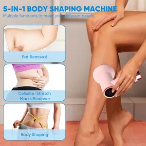 2023 Neuheiten Pink 3 in 1 Body Sculpting Massage maschine Fat burner Vibration Butt Lift Handheld Cellulite Massage gerät