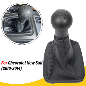 Car Gear <b>Knob</b> Leather Manual <b>Shift</b> Cover For Chevrolet JM3-24 Ergonomic Design - Product Image 4