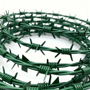 Mercato del sud America acciaio inossidabile 500m 25kgs/roll calibro 15 16 filo spinato zincato a caldo barriera per recinzione a bobina - Product Image 2