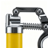 Pistolet graisseur manuel Ruitian 120cc en acier et alliage d'aluminium, outil de lubrification portable pour l'entretien des machines automobiles