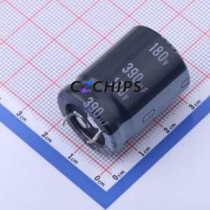 LGU2Z391MELZ <b>Snap</b>-in Aluminum Electrolytic Capacitor Through hole Component (THT),D22xL30mm 390uF 20% 180V 10mm - Product Image 1