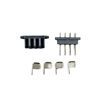 Connecteur d'alimentation mâle et femelle Polly 4PIN 5PIN pour boîtier de batterie série DP DP-5 DP-6 DP-9 DP2170-4 DP2170-5