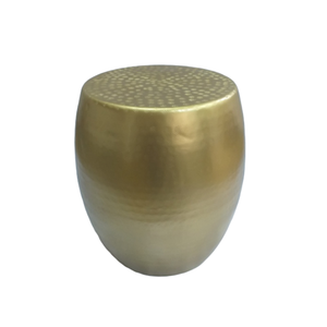 Table basse en métal martelé en Aluminium en forme de tambour Unique, Design personnalisé, fabricant - Product Image 2