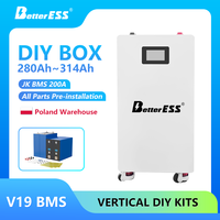 Kits DIY Verticaux en Stock en Pologne 16S 51.2V 280-314Ah Boîtier de Batterie Assemblage Complet avec Tous les Accessoires DDP Livraison en 3~5 Jours