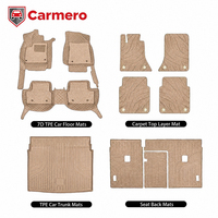Tapis de voiture Carmero, nouveaux produits, isolation acoustique, résistant à l'usure, 7D XPE, antidérapant, pour VW Taos 2021-2024/ Nissan March 2012-2024