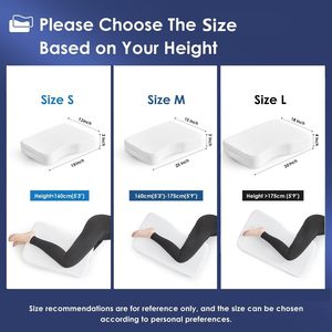 Almohada Ortopédica de Espuma Viscoelástica para Piernas, Alivio del Dolor de Espalda, Alineación de Cadera, Mejor Almohada Lumbar para Dormir - Product Image 6