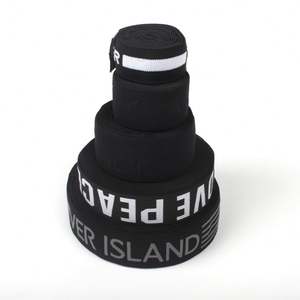 Cinturón Elástico de Poliéster y Látex Personalizado de Fábrica al por Mayor, Cinturón Elástico con Logotipo Jacquard - Product Image 3