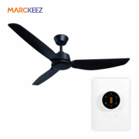 Ventilateur de plafond mural Marckeez 52 pouces BLDC à 3 pales, design silencieux, économie d'énergie, réversible, pour intérieur