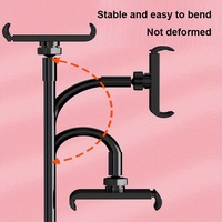 Support de tablette col de cygne avec tête rotative à 360°, hauteur réglable, bras flexible et fixation par pince pour tablettes iPad 5-11 pouces, lit et bureau