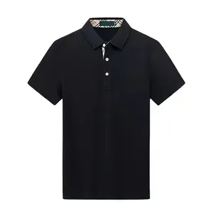 2022热卖袖短款马球t恤设计马球衬衫男士涤纶高尔夫马球衬衫男士衬衫