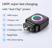 Chargeur rapide 140W X01 Type C avec arrêt automatique à charge complète pour téléphones mobiles compatibles