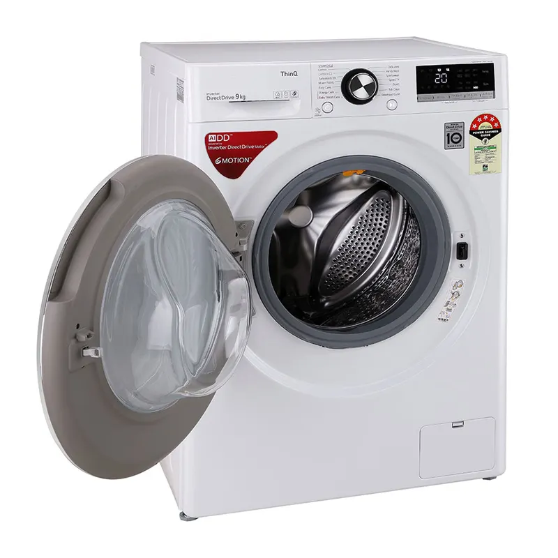 cheap price  front loading washing machine 9kg fully automatic washer A+++ high efficiency steam wash 30 mins quick washing