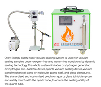 2024 OK Energy nouvelle Machine de cachetage de tubes sous vide de laboratoire rotatif de haute précision pour Tube de Quartz