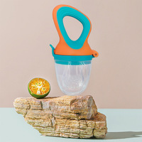 BPA-vrije siliconen baby fruit- en groentevoeder, bijtring-speen voor baby's aanvullende voeding