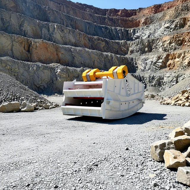 Industrial Vibrating Screen for Ore Processing High Efficiency Two Vibration Motor 300t/h Capacity Polyurethane Sieve