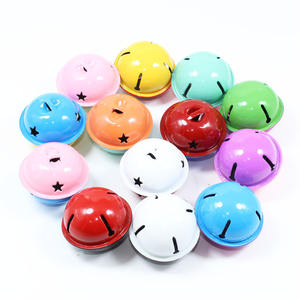 Campanas Navideñas Metálicas Coloridas de 40 mm para Manualidades, Decoración del Hogar y Jardín, Accesorios para Regalos Navideños Z 0008 - Product Image 1