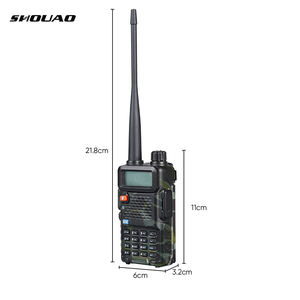 ShouAo Digital DMR <span class=keywords><strong>Radio</strong></span> Señal estable Banda dual Walkie talkie de 2 vías con 10km Walkie talkie de mano con cargador de base - Product Image 6