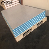 Panneau sandwich structurel MGO Eps/Xps/Pur/Pir, panneaux sandwich d'isolation thermique, panneaux sandwich FCB SIP en polyuréthane pour maison